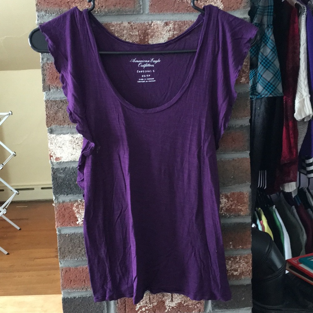 Am. Eagle Festival T w/Flutter Sleeves